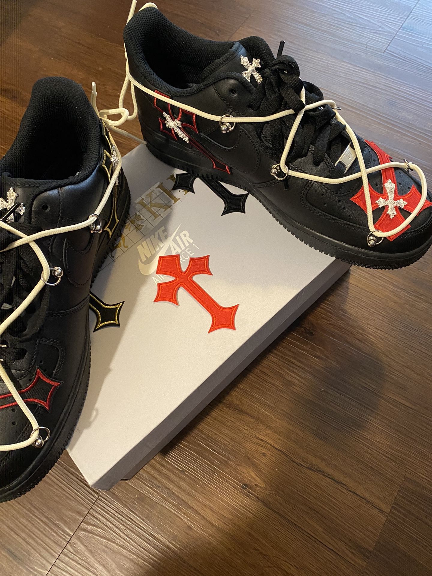 Custom Inspired Chrome Hearts Af1