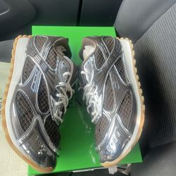 Bottega Veneta Foundant Silver