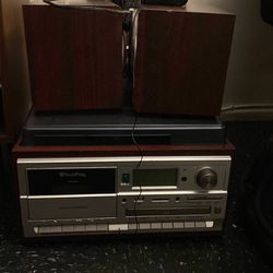 Record Player with Speakers