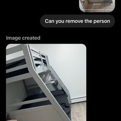 Twin Over Full Bunk Bed 