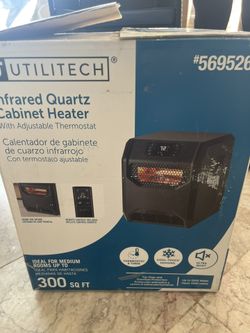 infrared quartz cabinet heater