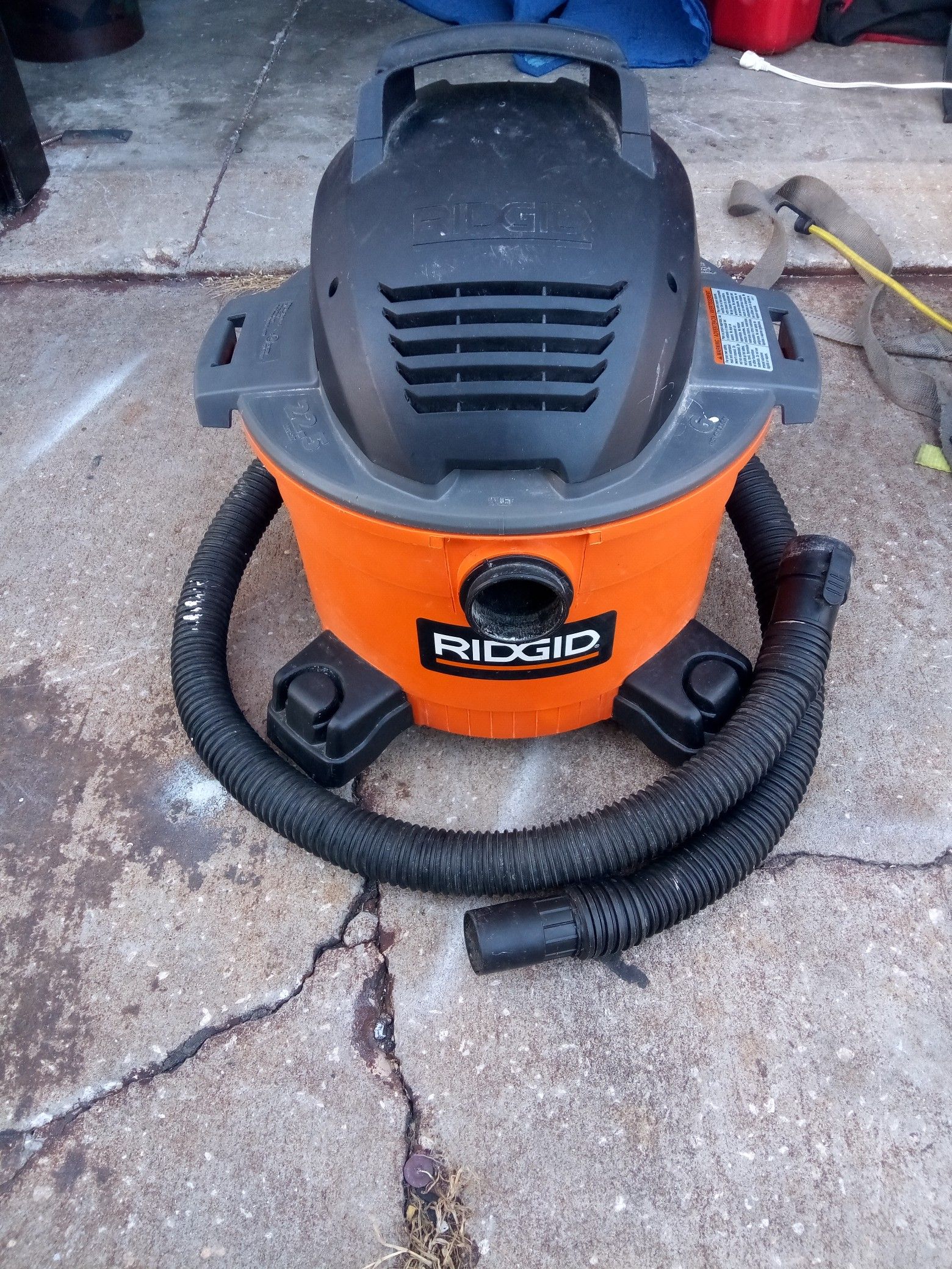 Ridgid 6 Gallon 3.5 Shop Dry Wet Vac