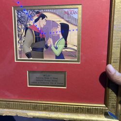 Mulan Picture With Stamp/ Coa