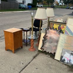 Free Lamps, Art and Furniture