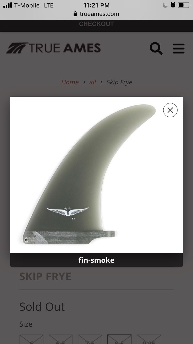 Skip Frye Fin 8”