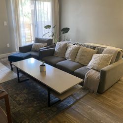 Couch With Sectional Chair 