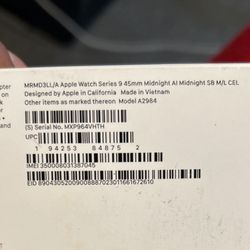 Apple Watch S9 Basically New Everything Included