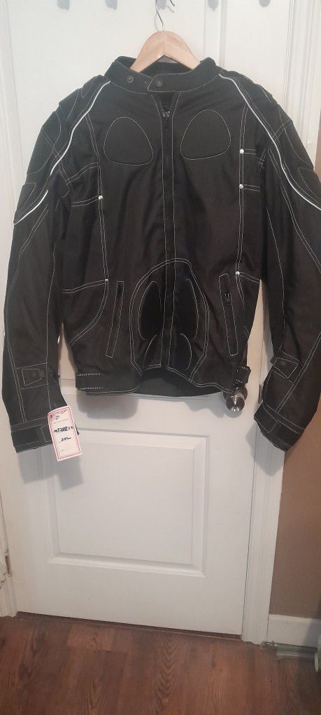 Black XXL Motorcycle Jacket