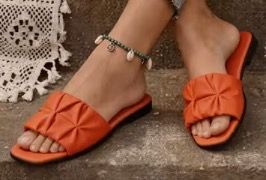 Orange Sandals Make An Offer
