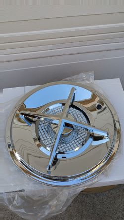 New 15" Chevy Classic Crossbar Hubcaps