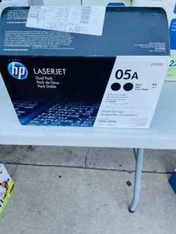 HP 05A toner set 2 cartridges