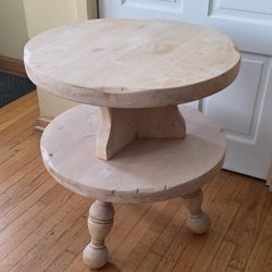 Double Stacked End Table / Side Table