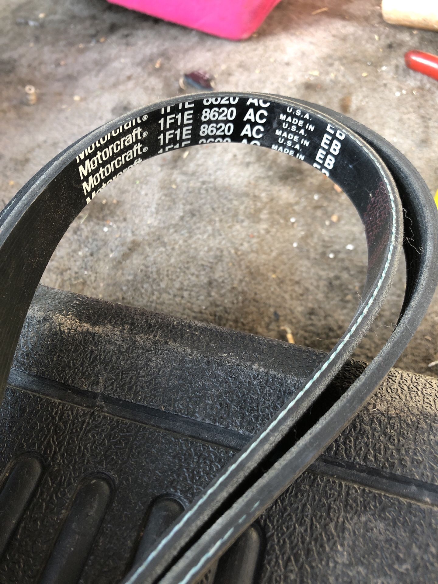 Motor craft belt