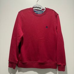 Izod Advantage Men's Red Fleece Crewneck Sweatshirt - S