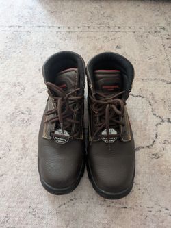Sketchers  memory foam  steel toe.