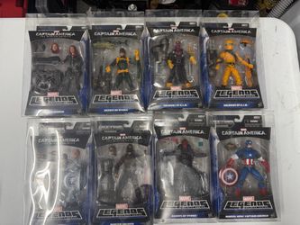 Marvel Legends Captain America Action Figures Lot of 8