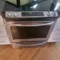 Induction Range With Regular And Induction Baking Oven