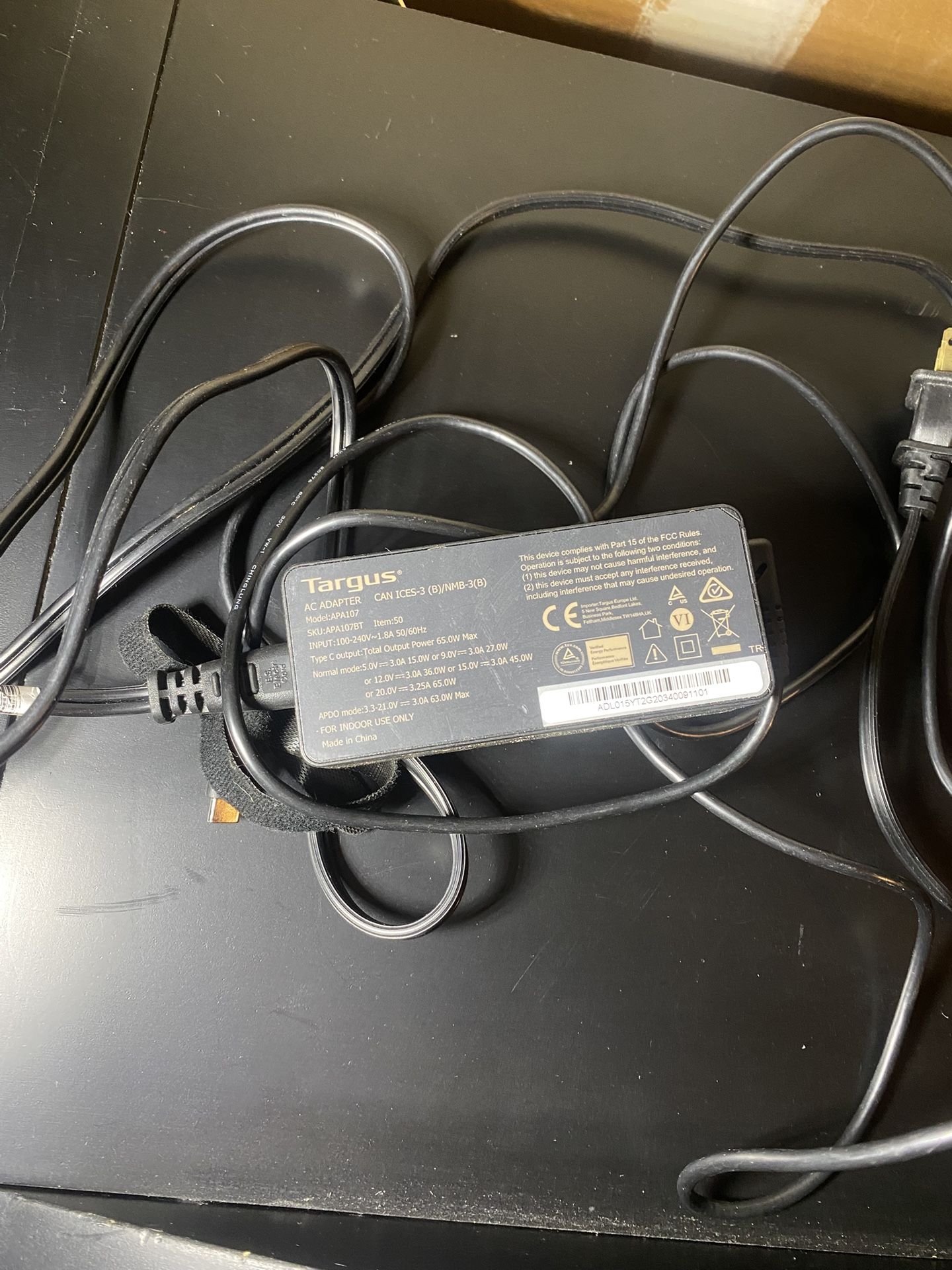 Targus AC Adapter/ Charger