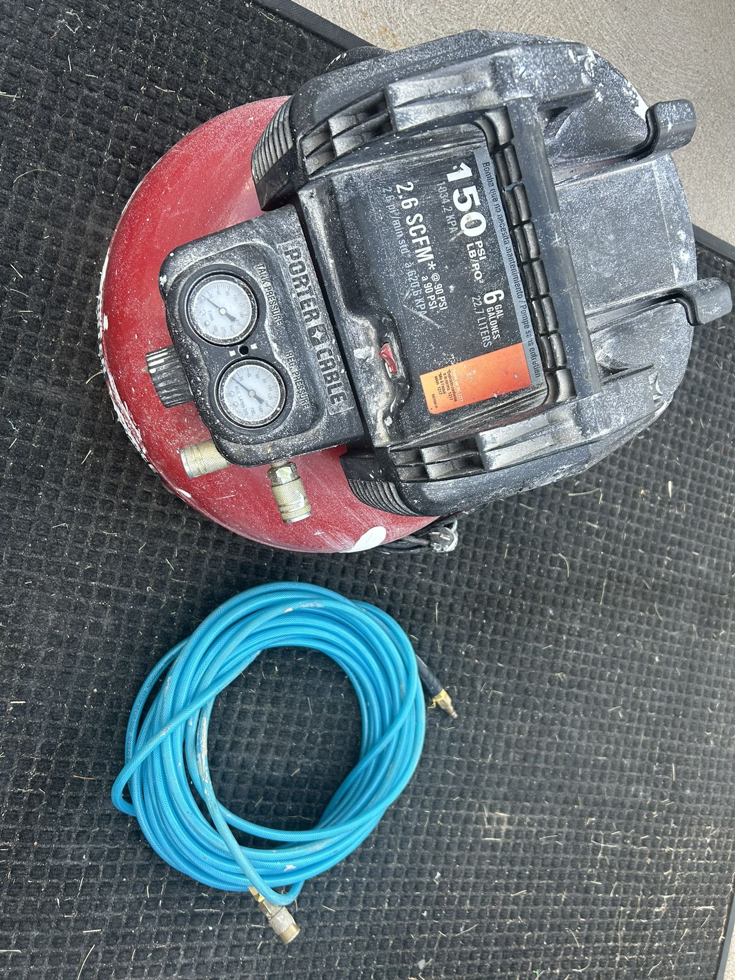 Porter Cable Compressor And Hose 