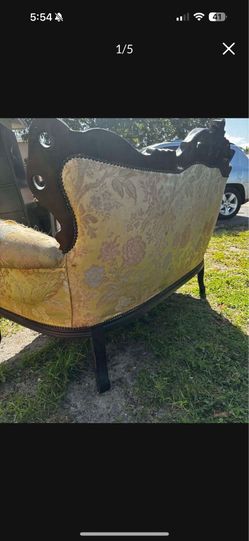 Vintage 3-Legged Sofa- Needs To Be Upholstered
