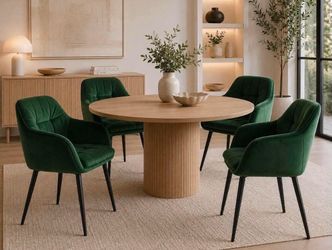 🔥 4 green velvet chairs, brand new in box, M20