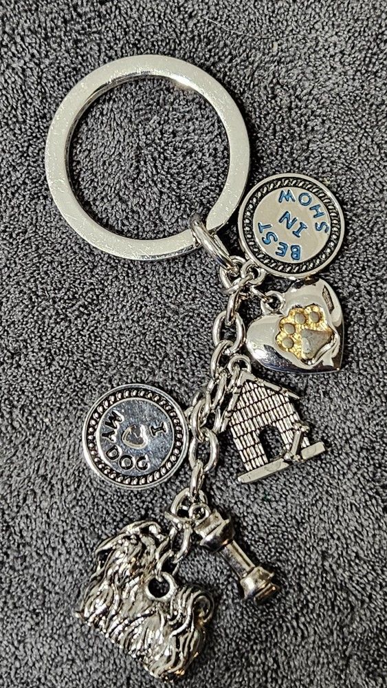 Charmed Dog Keychain