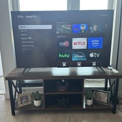 TCL 50-Inch Class S4 4K LED Smart TV with Roku TV