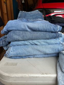 Bundle six jeans size 8
