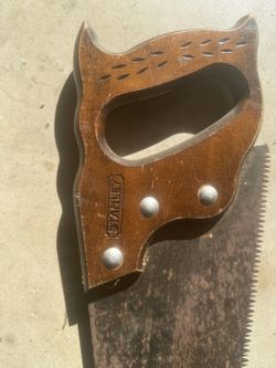 2 Vintage Stanley Saws $30 For Both 