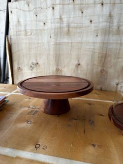 Wooden baking stand