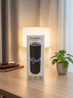 Two-In-One Design, Detachable Magnetic Dual Speakers