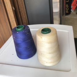 Sewing Thread (1 Blue, 1 Black  And 1 White)
