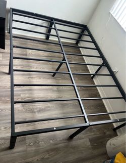 Full size metal bed frame