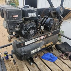 Air Compressor 30gal Uses Fuel 