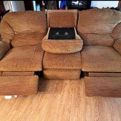 Carmel Double Recliner Couch - FREE DELIVERY