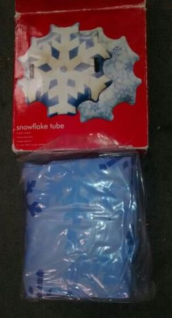 Inflatable Snowflake Tube Sled