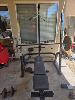 Bench press with lat pull down