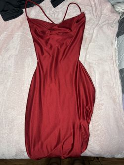 long red dress