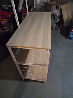 Microwave storage cart