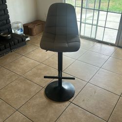 4 Gray Bar Stools 