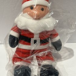 Vintage 2001 Musical Santa Claus Plush Holidays Christmas Brand New