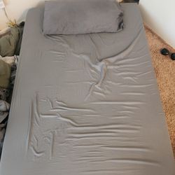 Full Size Mattress/Pillow And Bottom Frame