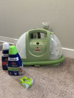 Bissell Little Green Carpet And Upholstery Cleaner With Cleaning Solution 