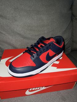 Nike Dunk Low “Navy Red”