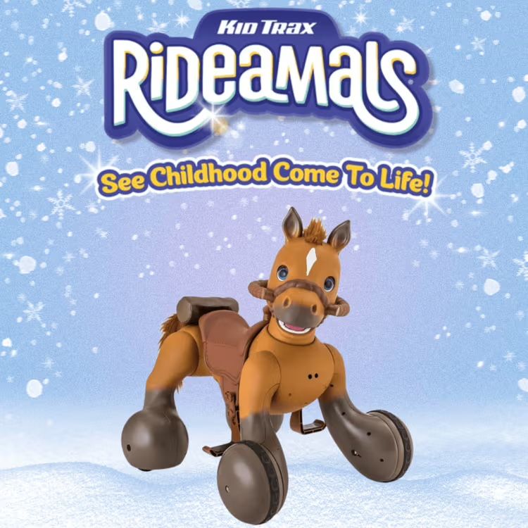 Scout! 12 Volt Rideamals Pony Interactive Ride On Toy by Kid Trax