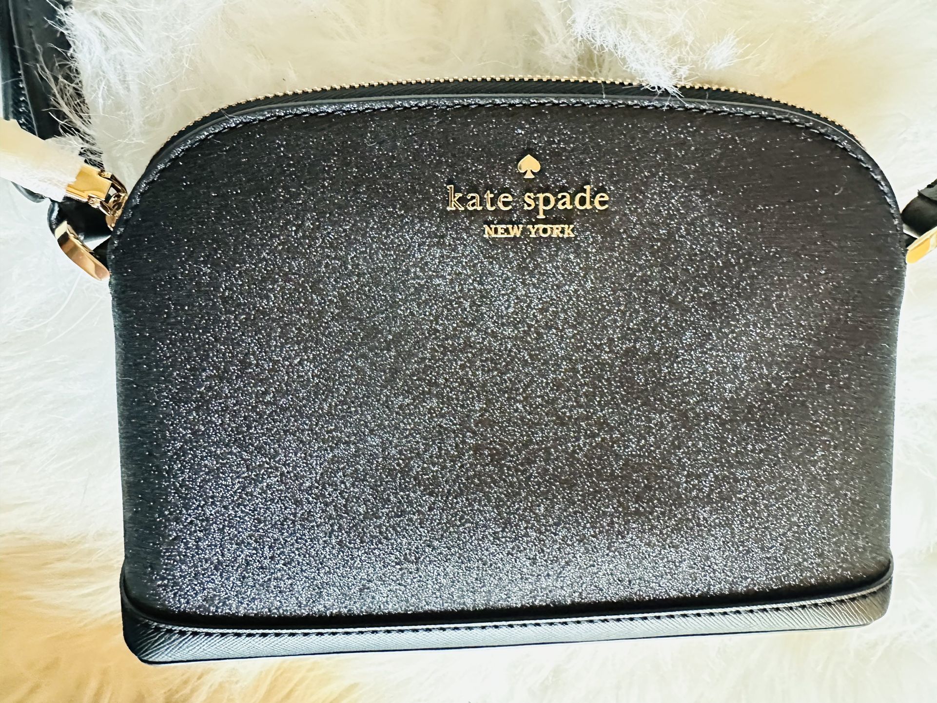 Brand New Kate Spade Crossbody Black Sparkly Bag