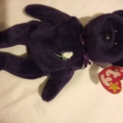 PRINCESS DIANA BEAR TY BEANIE BABY VERY RARE MINT CONDITION 