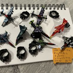 Vintage 1990s Micro Machine Cars, Boats, Case (Price On Picture)