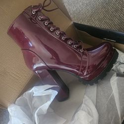 Womens fashion nova boot heels