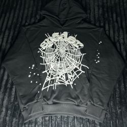 New Sp5der Web Hoodie M
